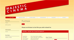 Desktop Screenshot of majesticcinema.info