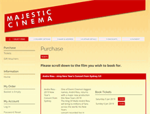 Tablet Screenshot of majesticcinema.info